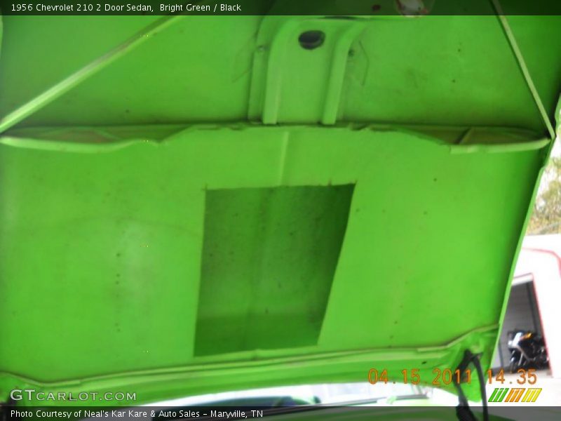 Bright Green / Black 1956 Chevrolet 210 2 Door Sedan