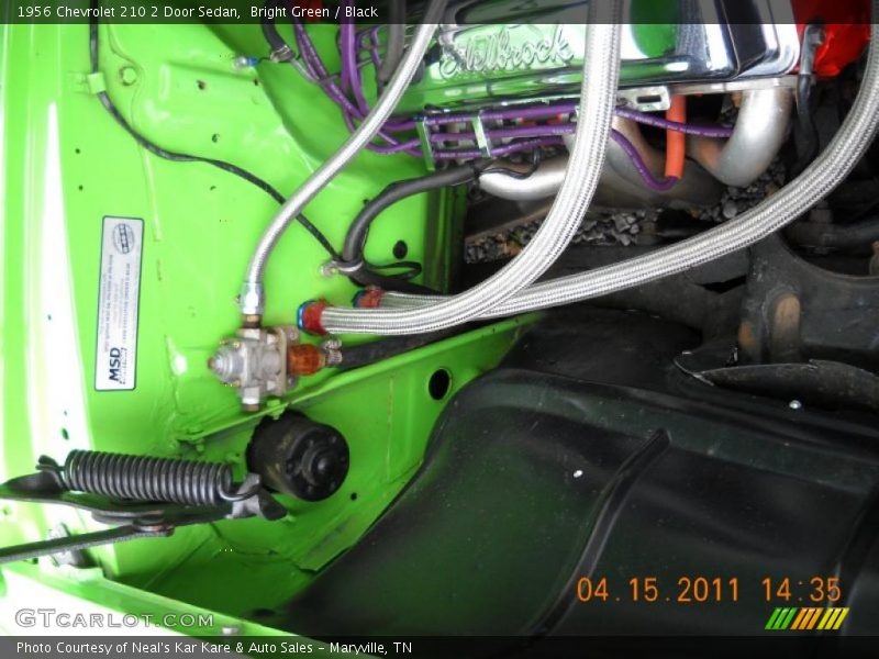 Bright Green / Black 1956 Chevrolet 210 2 Door Sedan