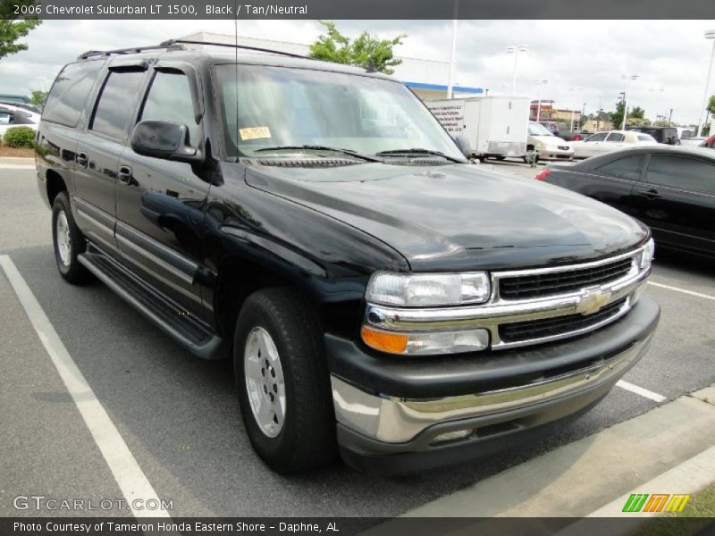 Black / Tan/Neutral 2006 Chevrolet Suburban LT 1500