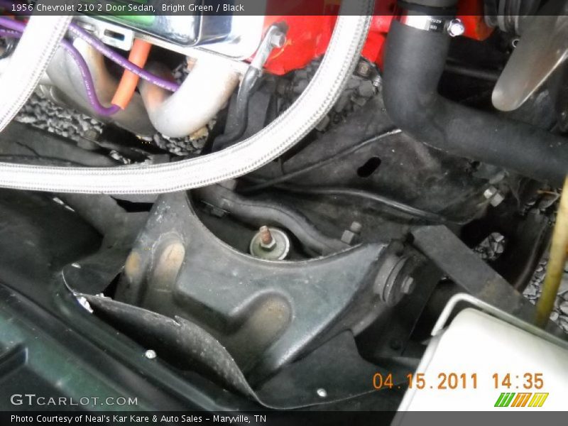 Bright Green / Black 1956 Chevrolet 210 2 Door Sedan