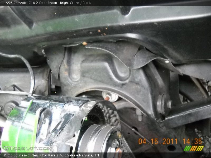 Bright Green / Black 1956 Chevrolet 210 2 Door Sedan