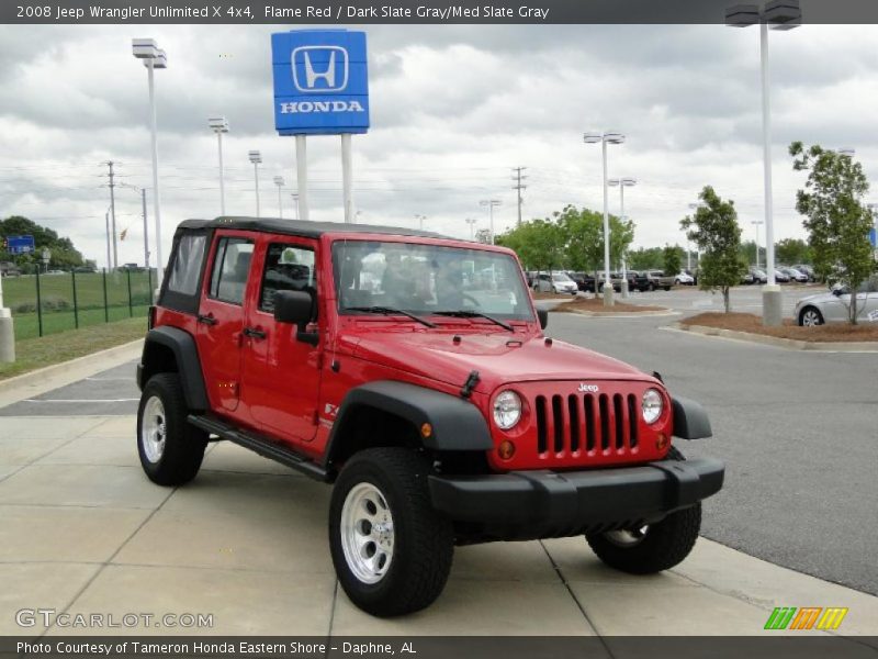 Front 3/4 View of 2008 Wrangler Unlimited X 4x4