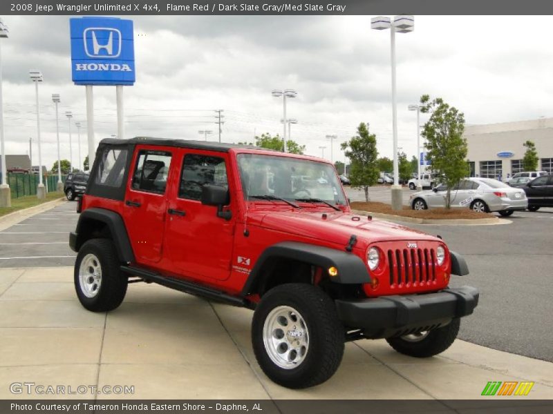  2008 Wrangler Unlimited X 4x4 Flame Red