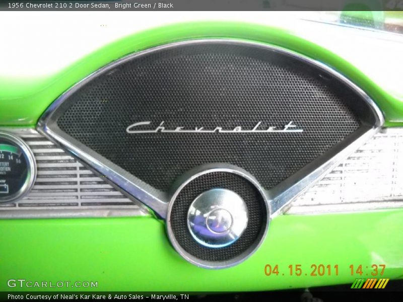 Bright Green / Black 1956 Chevrolet 210 2 Door Sedan
