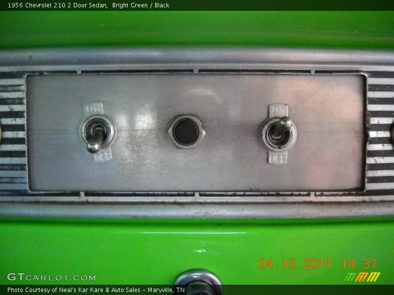 Bright Green / Black 1956 Chevrolet 210 2 Door Sedan