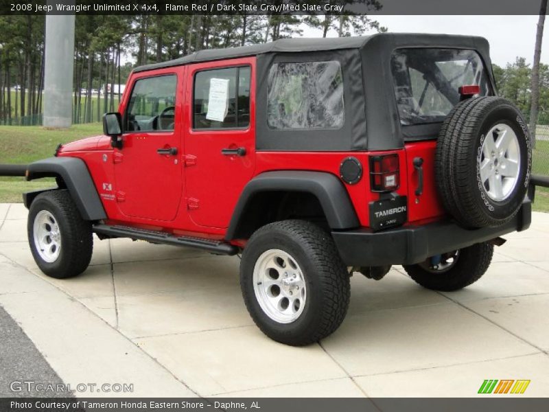  2008 Wrangler Unlimited X 4x4 Flame Red