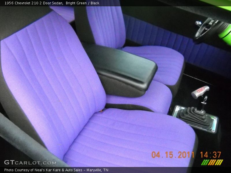 Bright Green / Black 1956 Chevrolet 210 2 Door Sedan