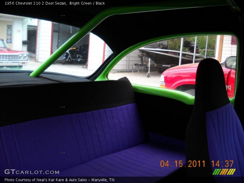 Bright Green / Black 1956 Chevrolet 210 2 Door Sedan