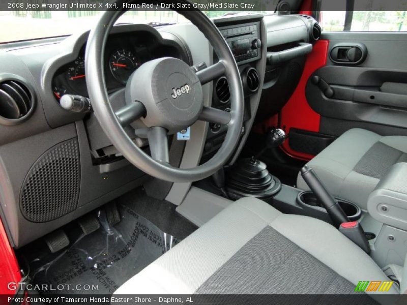  2008 Wrangler Unlimited X 4x4 Dark Slate Gray/Med Slate Gray Interior