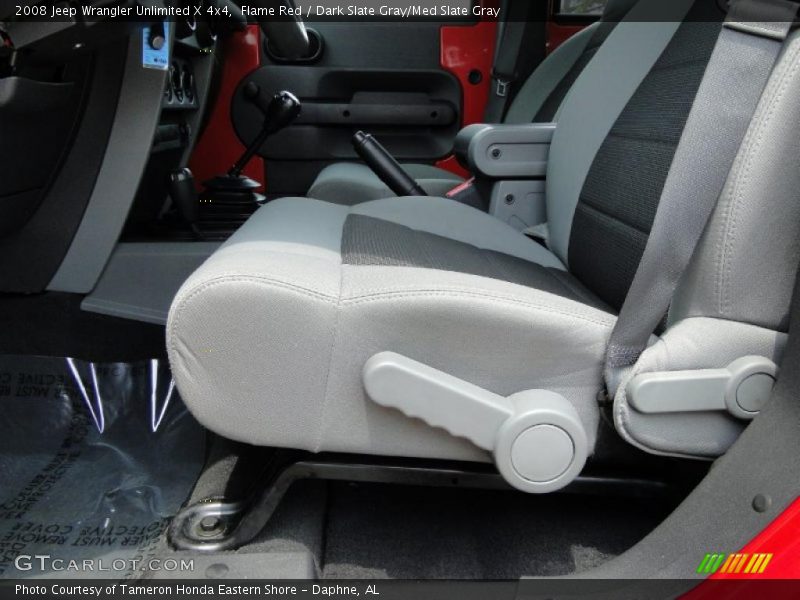Flame Red / Dark Slate Gray/Med Slate Gray 2008 Jeep Wrangler Unlimited X 4x4