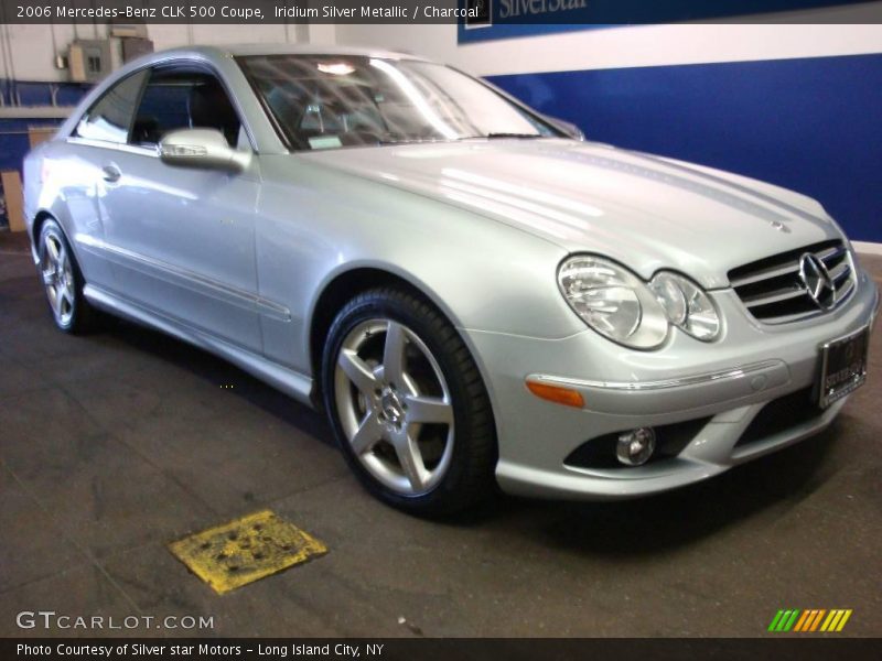 Iridium Silver Metallic / Charcoal 2006 Mercedes-Benz CLK 500 Coupe