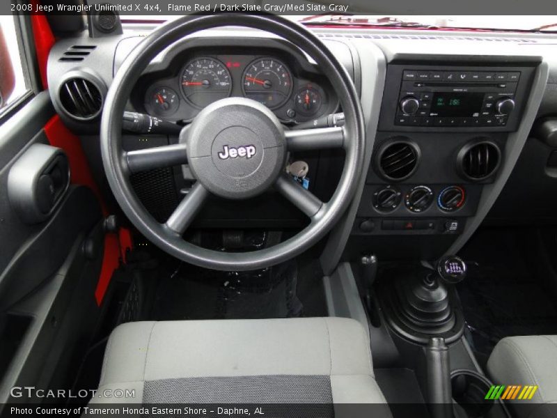 Dashboard of 2008 Wrangler Unlimited X 4x4