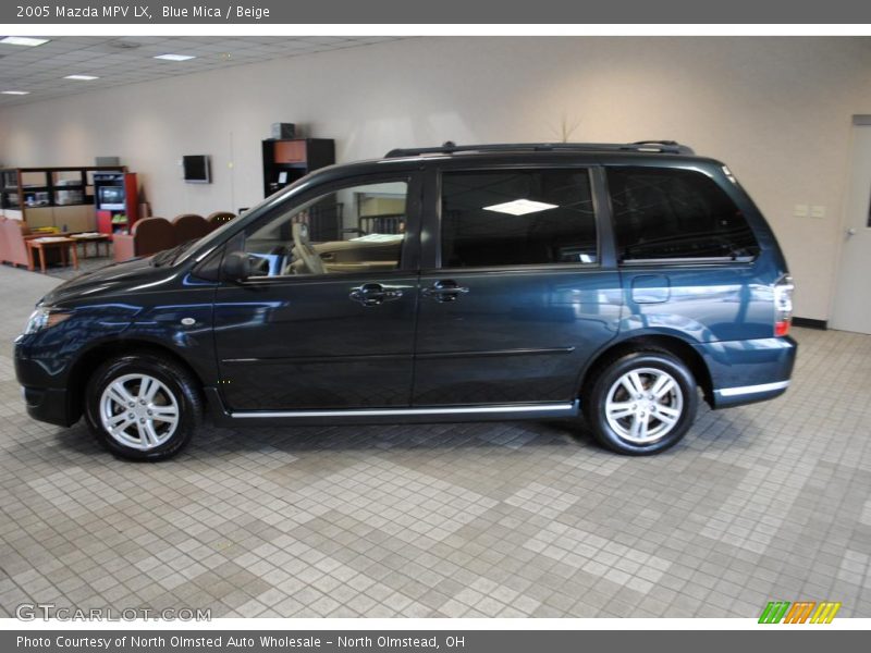 Blue Mica / Beige 2005 Mazda MPV LX