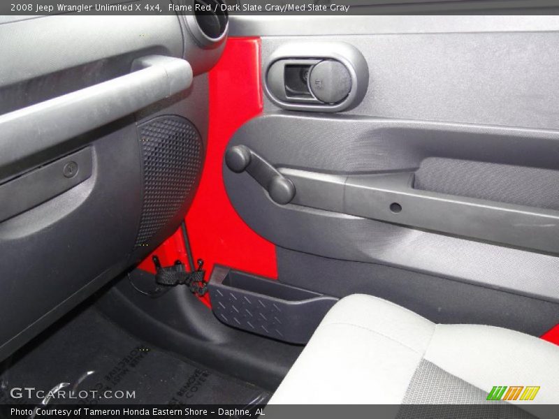 Flame Red / Dark Slate Gray/Med Slate Gray 2008 Jeep Wrangler Unlimited X 4x4