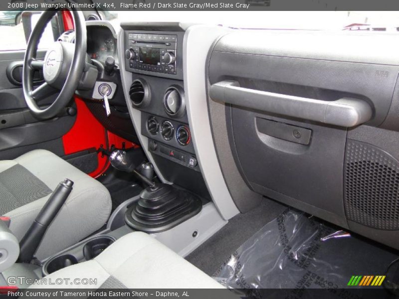 Flame Red / Dark Slate Gray/Med Slate Gray 2008 Jeep Wrangler Unlimited X 4x4