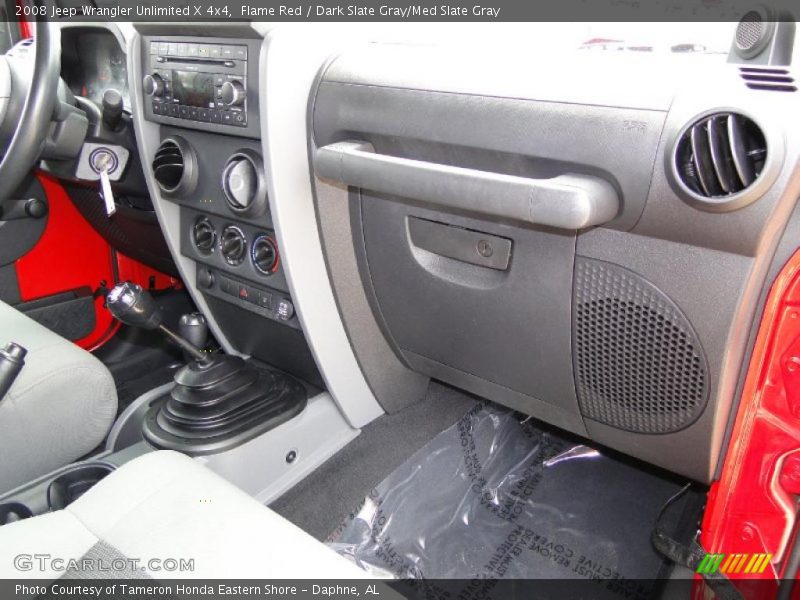 Flame Red / Dark Slate Gray/Med Slate Gray 2008 Jeep Wrangler Unlimited X 4x4