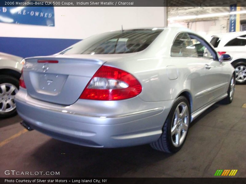 Iridium Silver Metallic / Charcoal 2006 Mercedes-Benz CLK 500 Coupe