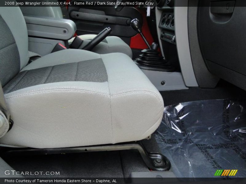 Flame Red / Dark Slate Gray/Med Slate Gray 2008 Jeep Wrangler Unlimited X 4x4