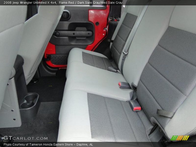 Flame Red / Dark Slate Gray/Med Slate Gray 2008 Jeep Wrangler Unlimited X 4x4
