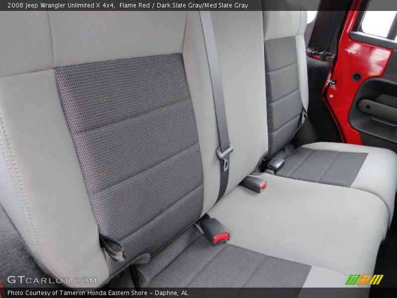 Flame Red / Dark Slate Gray/Med Slate Gray 2008 Jeep Wrangler Unlimited X 4x4
