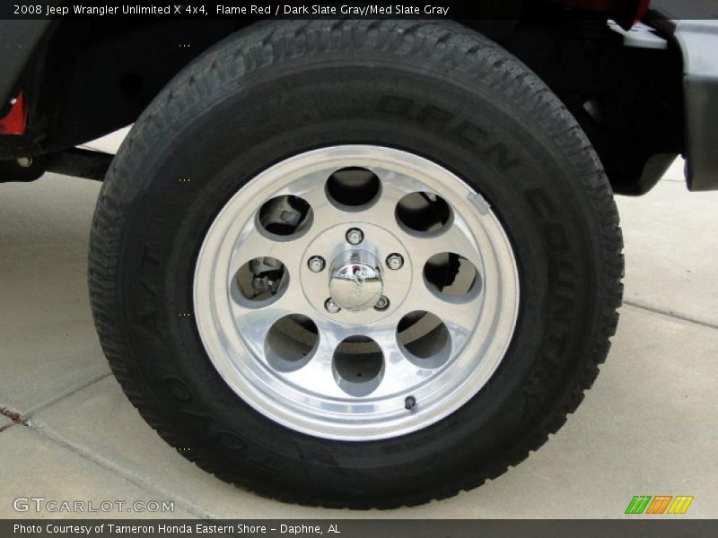 Custom Wheels of 2008 Wrangler Unlimited X 4x4