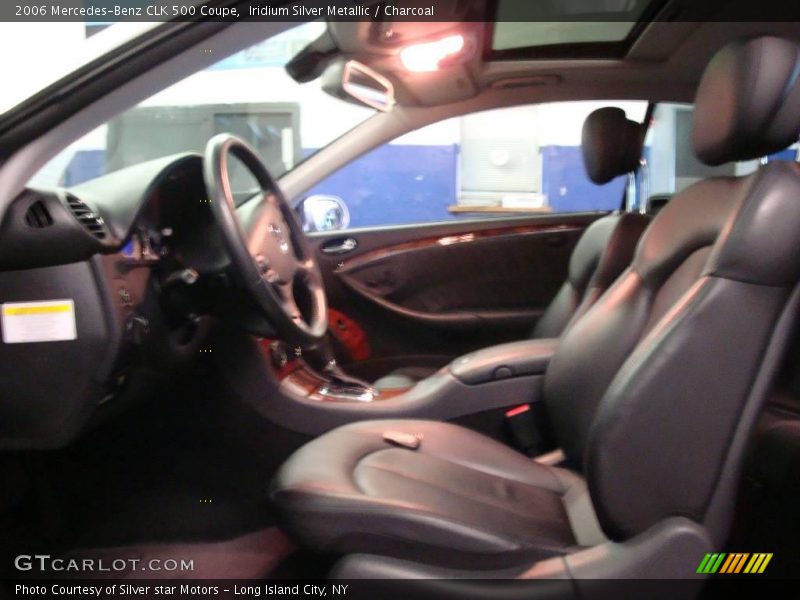 Iridium Silver Metallic / Charcoal 2006 Mercedes-Benz CLK 500 Coupe