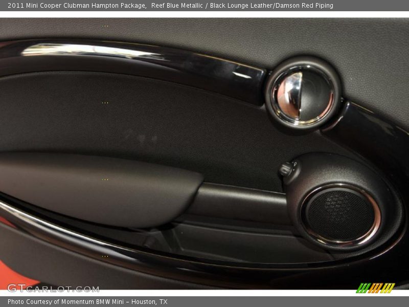 Reef Blue Metallic / Black Lounge Leather/Damson Red Piping 2011 Mini Cooper Clubman Hampton Package