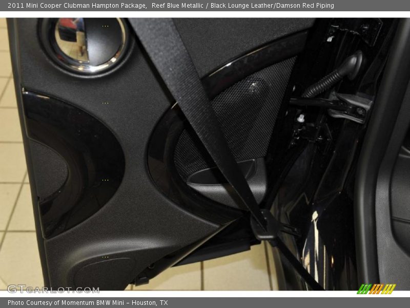 Reef Blue Metallic / Black Lounge Leather/Damson Red Piping 2011 Mini Cooper Clubman Hampton Package
