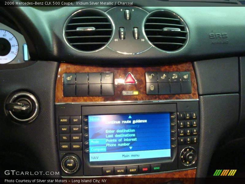 Iridium Silver Metallic / Charcoal 2006 Mercedes-Benz CLK 500 Coupe