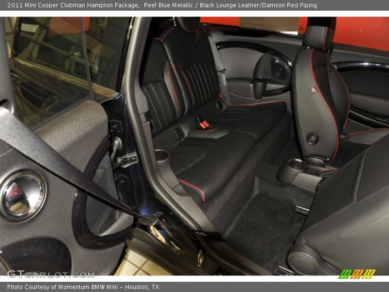  2011 Cooper Clubman Hampton Package Black Lounge Leather/Damson Red Piping Interior