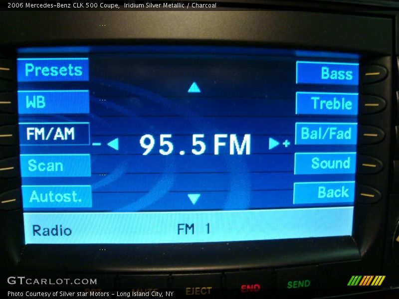 Iridium Silver Metallic / Charcoal 2006 Mercedes-Benz CLK 500 Coupe