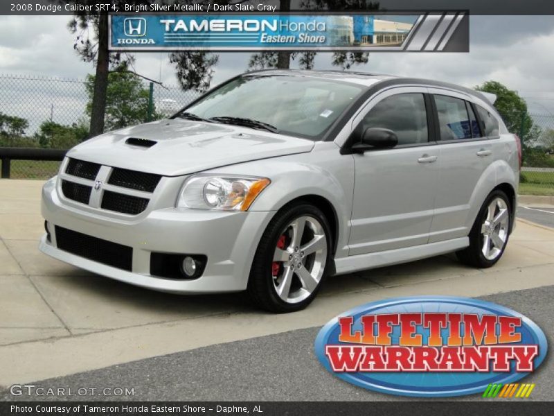 Bright Silver Metallic / Dark Slate Gray 2008 Dodge Caliber SRT4