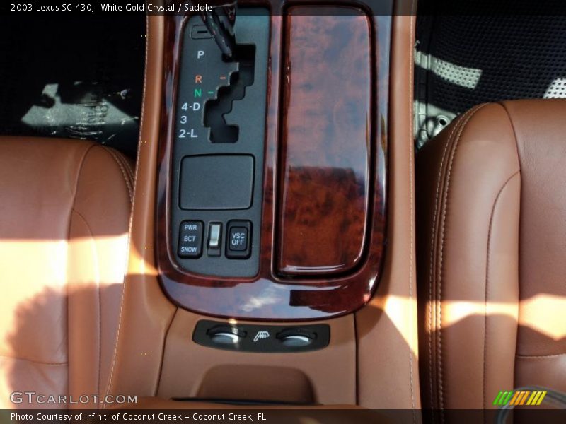White Gold Crystal / Saddle 2003 Lexus SC 430