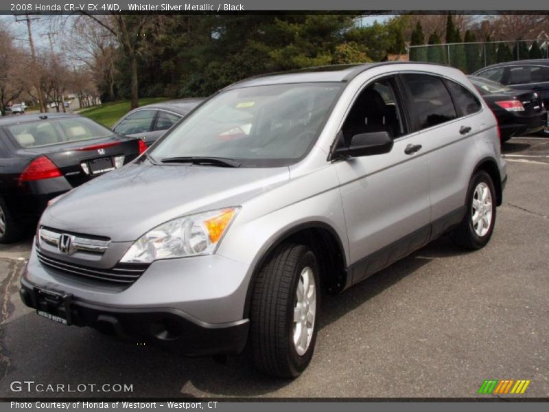 Whistler Silver Metallic / Black 2008 Honda CR-V EX 4WD
