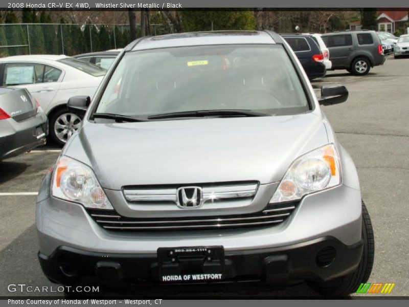 Whistler Silver Metallic / Black 2008 Honda CR-V EX 4WD