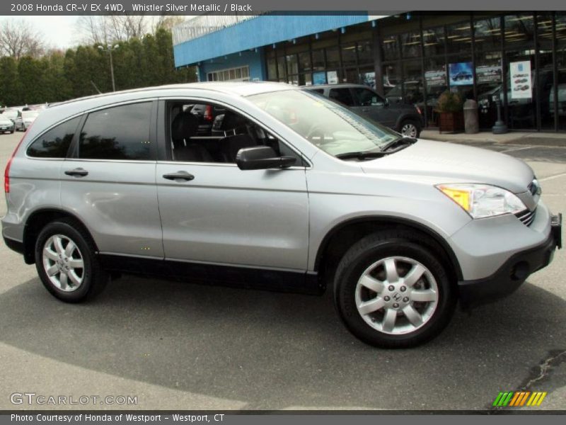 Whistler Silver Metallic / Black 2008 Honda CR-V EX 4WD