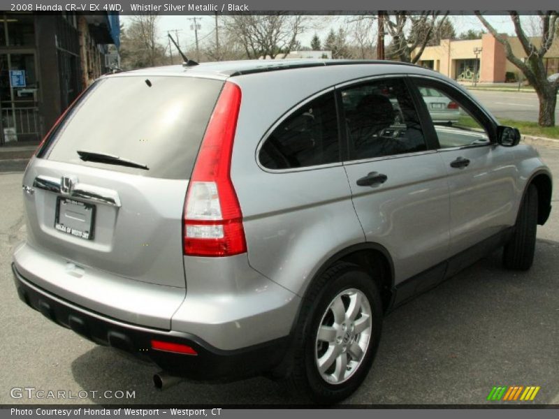 Whistler Silver Metallic / Black 2008 Honda CR-V EX 4WD