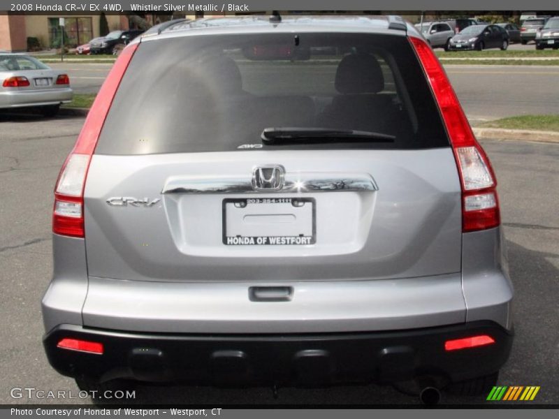 Whistler Silver Metallic / Black 2008 Honda CR-V EX 4WD