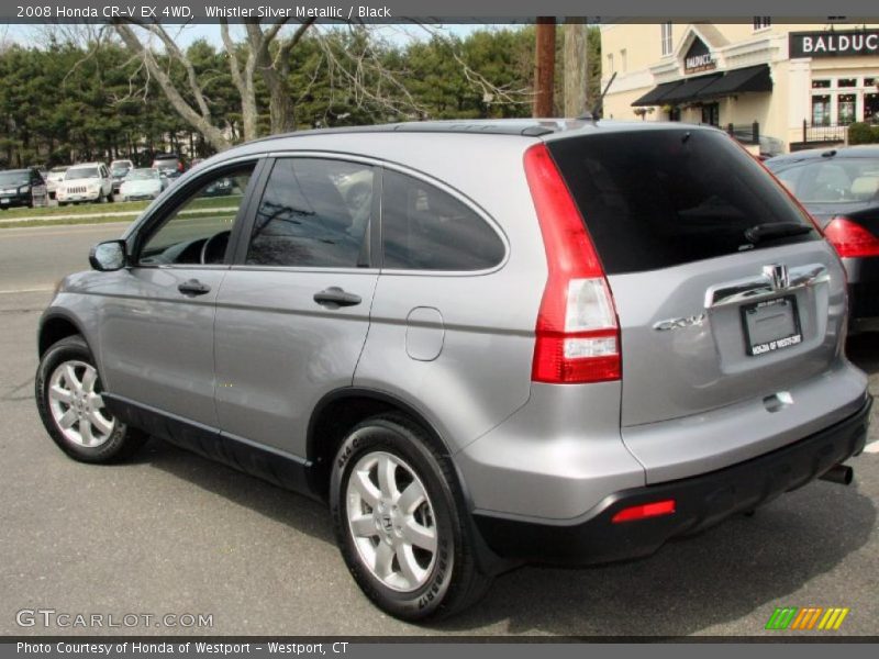 Whistler Silver Metallic / Black 2008 Honda CR-V EX 4WD