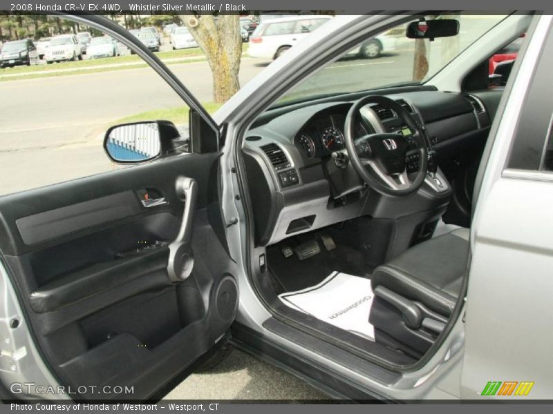 Whistler Silver Metallic / Black 2008 Honda CR-V EX 4WD