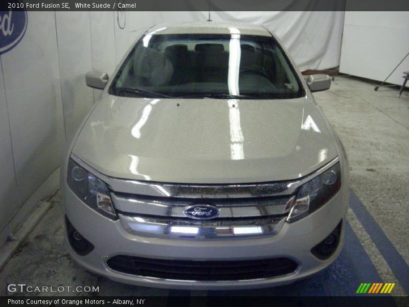 White Suede / Camel 2010 Ford Fusion SE