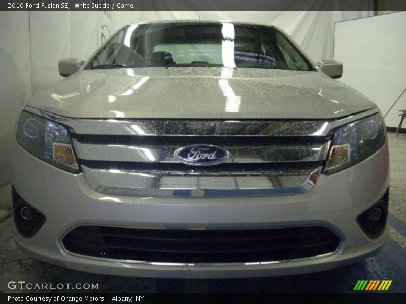 White Suede / Camel 2010 Ford Fusion SE