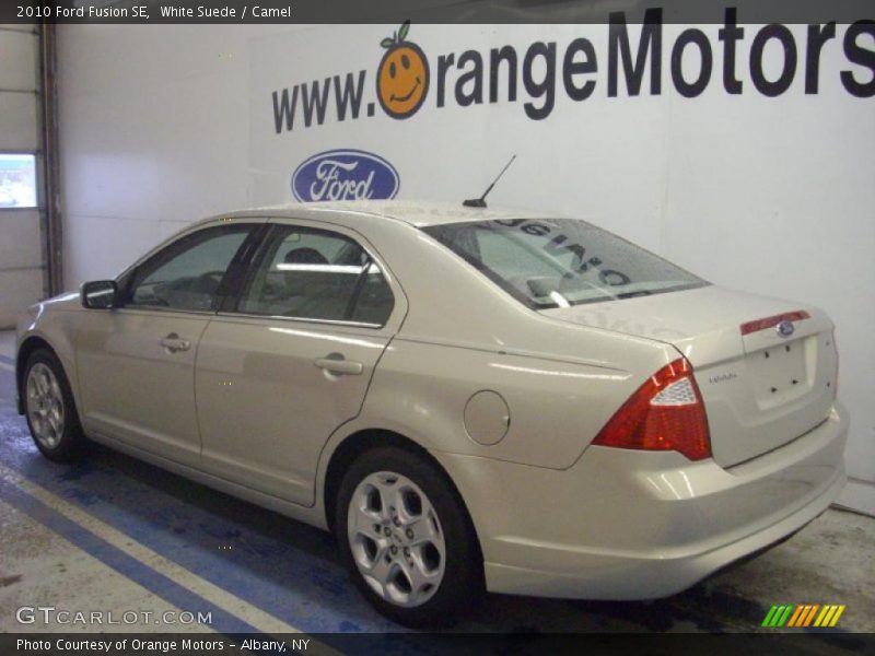 White Suede / Camel 2010 Ford Fusion SE