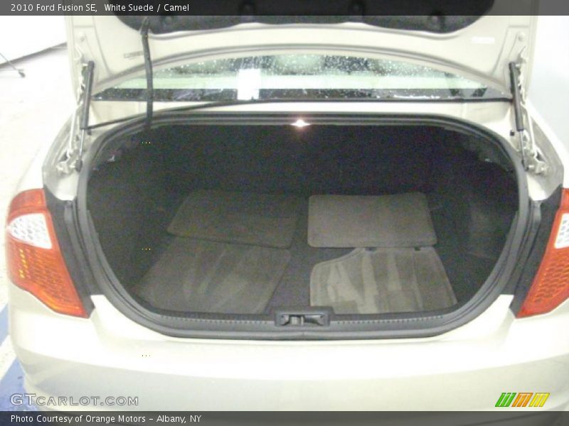 White Suede / Camel 2010 Ford Fusion SE