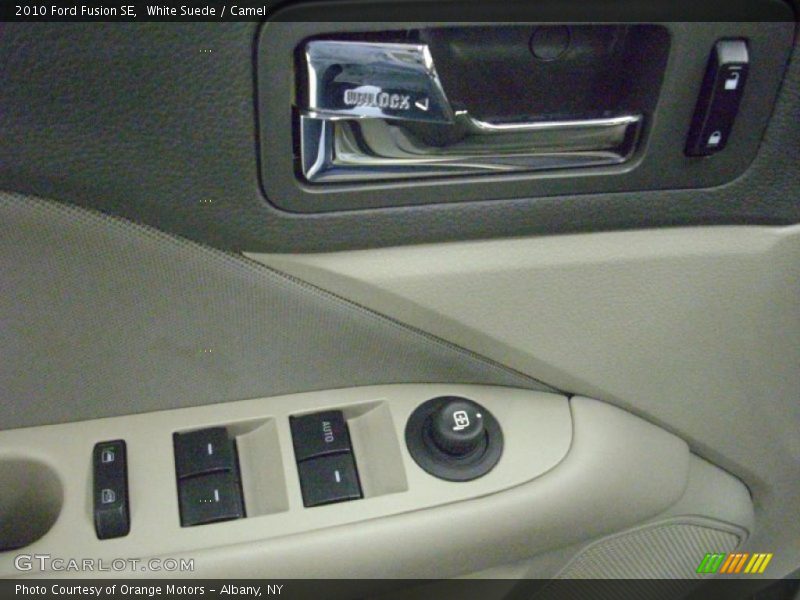 White Suede / Camel 2010 Ford Fusion SE