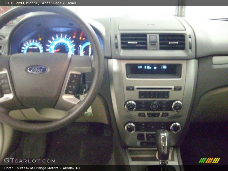White Suede / Camel 2010 Ford Fusion SE