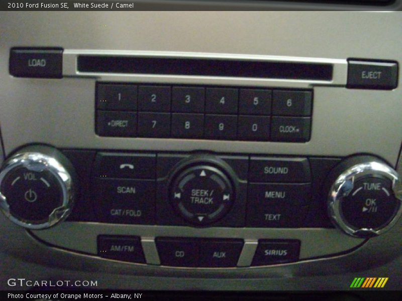 White Suede / Camel 2010 Ford Fusion SE