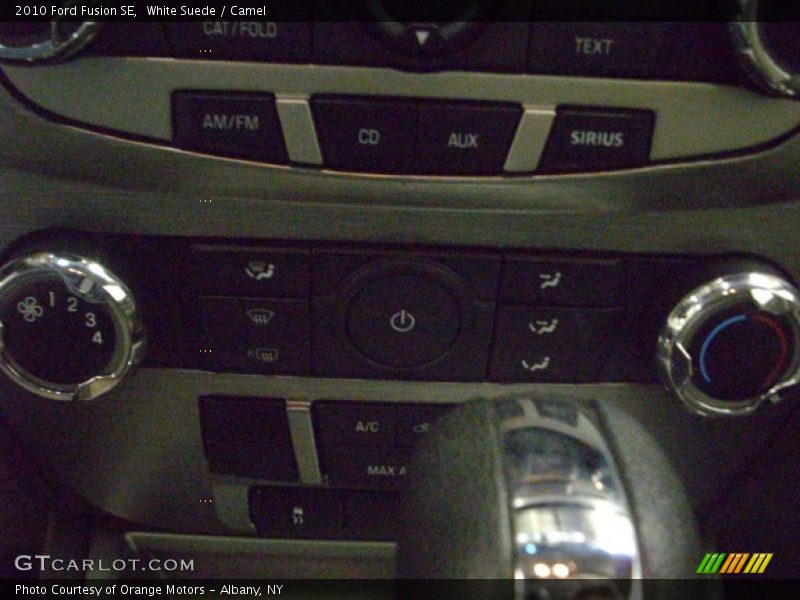 White Suede / Camel 2010 Ford Fusion SE