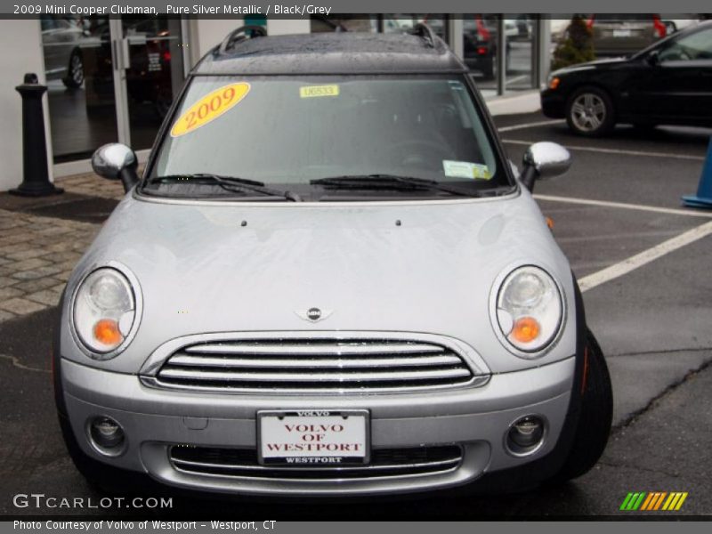 Pure Silver Metallic / Black/Grey 2009 Mini Cooper Clubman