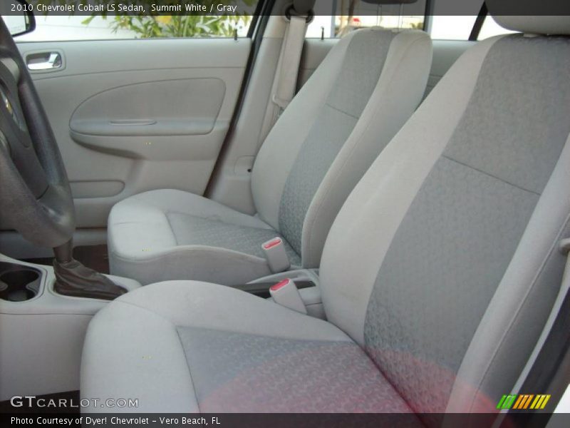 Summit White / Gray 2010 Chevrolet Cobalt LS Sedan